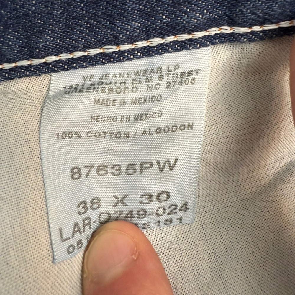 Legendary Gold Jeans Men's 38x30‎ Blue Denim Relaxed Fit Cotton 87635PW - Picture 8 of 9